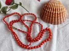 Echte Korallenkette – 85 cm