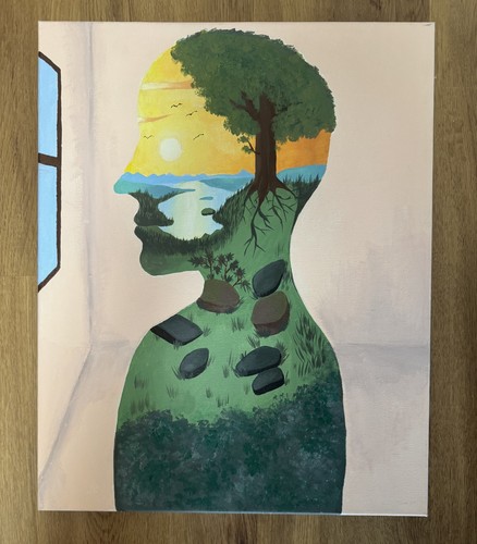 Selbstgemachtes kunstgemälde - selbstgemachtes,