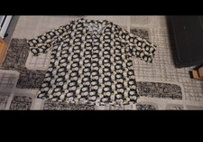 Grün  weiß Schwarz Bluse Liberty XXL