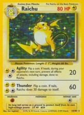 Pokémon Raichu BS-14 Holo