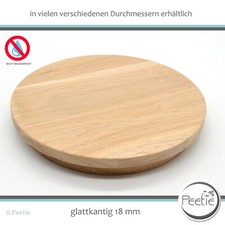 1x Holzdeckel Eiche Leimholz
