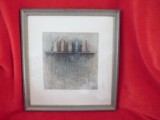 Ute Gortner. Stilleben II, Radierung, signiert, num. 4/80, datiert 1981, betitel