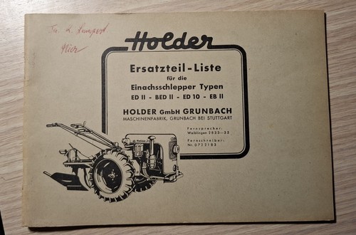 Holder einachser ed2 - einachser,
