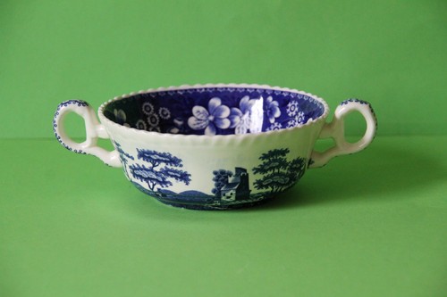 Spode blue tower - spode,