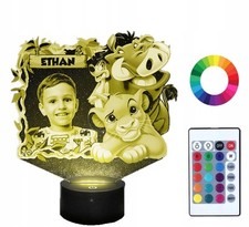 3D LED Nachtlampe König der