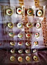 Bitburger Kronkorken EM 2024 - komplettes Set Serie Sammlung 24 Stück Gebraucht 