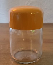 Glas mit Deckel Krups Joghurt maker Joghurtbereiter Ersatzglas orange Vintage
