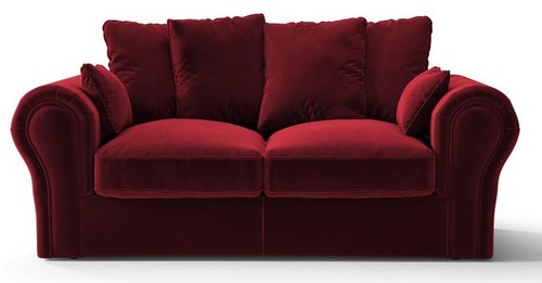 Rot couchgarnitur set - 3-2-1,