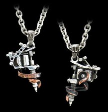 Tattoo gun halskette - tattoo,