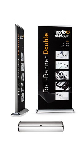 Rollbanner doppelt