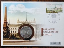 10 Euro € Universität Leipzig 2009 im Numisbrief BRD "600 Jahre Univers.Leipzig"