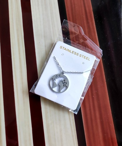 Kette mit welt anhänger - welt,