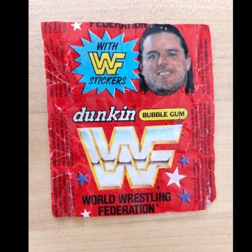 Wwf dunkin wrapper - wwf,