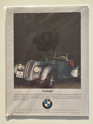 Plakat poster vorbild - plakat, bmw