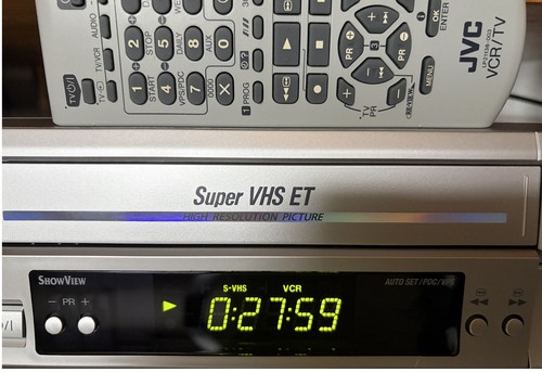 Vhs videorekorder jvc - s-vhs,