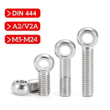 Augenschrauben DIN 444 V2A Edelstahl M5 M6 M8 M10 M12 M16 M20 M24 Augenschraube