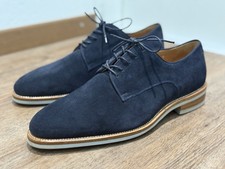 Prime Shoes PS Polo 9 Rahmengenäht Wildleder blau handgemacht Leder 43 handmade