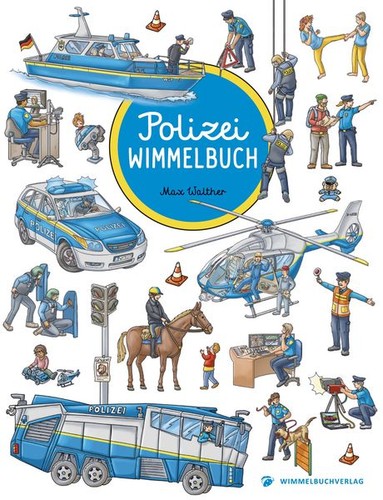 Polizei wimmelbuch kinderbuch - polizei,