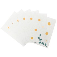  6 Sheets Wandsticker Blumen