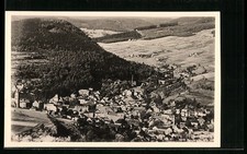 Ansichtskarte Graslitz, Gesamtansicht aus der Vogelschau 