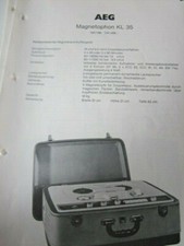 Schaltplan Tonband AEG