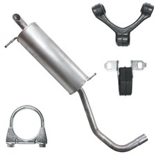 Endtopf Auspuff für Seat Ibiza 3 Skoda Fabia 1 2 VW Polo 4 IV 9N 1.4 1.0
