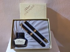 Herlitz Bugatti Füllfederset „Rex Chevalier“ mit Füller, Tintenfass (ungeöffnet)