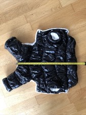 mantel für kleine hunde Hundemantel Schwarz Lack