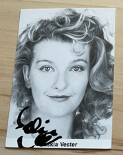 Saskia Vester original signierte Autogrammkarte Ak Schauspiel alt