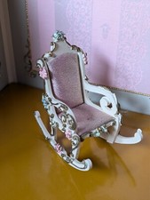 ☛ RARITÄT ☚ Schaukelstuhl ❗ Rudolf Szalasi ❗ Puppenmöbel ❗ Rokkoko Stil ❗