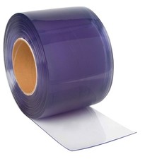 Pendeltürfolie PVC Streifenvorhang Lamellen 300x3mm 1m Streifenfolie Stall Kühlh
