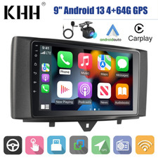 9" Android 13 Für Smart Fortwo 451 2010-2015 Autoradio GPS Navi CarPlay 4+64G