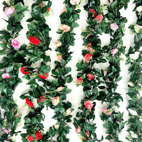 240cm rose blumenranke - 240cm,