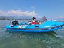 Schlauchboot SPORTBOOT inkl.  20PS Mercury Motor.  Aufbauen, abfahren top gepfl.