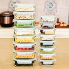 Frischhaltedosen Glas Mit Deckel Glasbehälter Meal Prep Boxen Glasdose Lunchbox