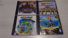 4 PC-Spiele  SWAT3 - HOLIDAY ISLAND - SIM CITTY 3000 DEUTSCHLAND - DIE SIEDLER 2