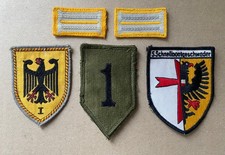 Bundeswehr Verbandsabzeichen Kragenspiegel Infanterie Uniform 