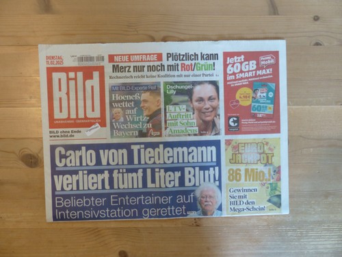 Bildzeitung 2025 ein - bildzeitung,