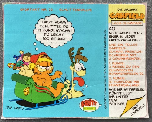 Fritt garfield schlittenhund - ,