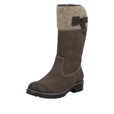 RIEKER Hochschaftstiefel braun RIEKERTEX Warmfutter Absatz NEU Trend  Y9190-25