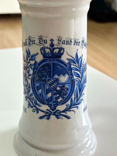 Bierkrug keramik mit - bierkrug,