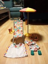 Baby born Sonnenstuhl, Holiday Liegestuhl und Bikini-Set mit Taucherbrille 