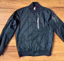 100%ORIG VINTAGE NIKE COLLEGE JACKE BLAU NEW YORK YANKEES GR.S