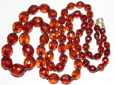 Art Deco Bernstein Amber Kette