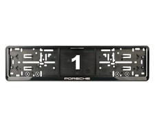 2x Porsche Kennzeichenhalter