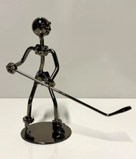 Metallfigur Eishockeyspieler