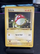 Pokemon Karte VOLTORB 69/82 1.Edition Base Set Team Rocket Englisch 1999