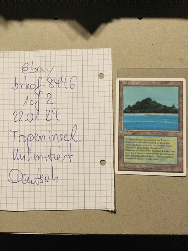 Magic mtg tropeninsel tropical - mtg,