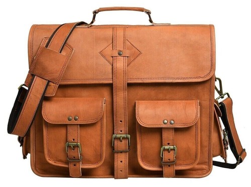 Tasche leder ziege vintage - ziege,