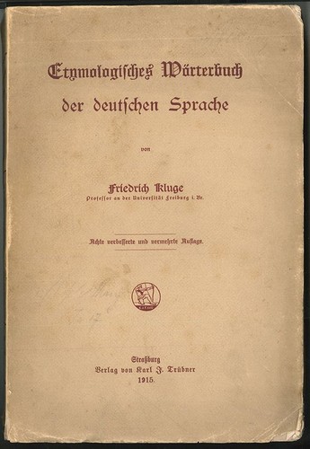 Etymologisches wörterbuch der - etymologisches,